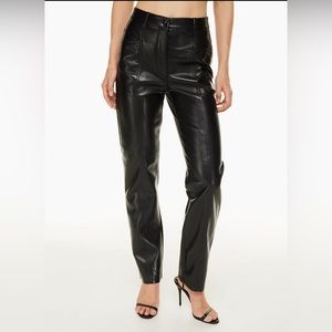 Aritzia Rebel Faux Leather Pants
